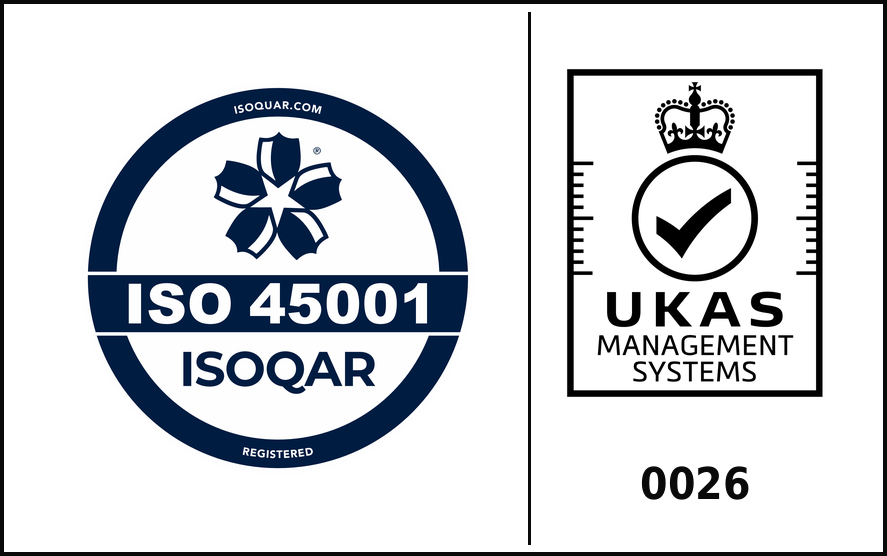 ISO 45001 ISOQAR UKAS Registered